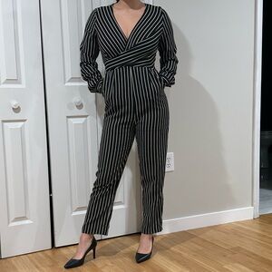 Striped jumpsuit